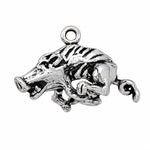 Razorback Sterling Silver Charm or Pendant - 27