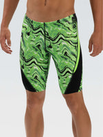Reliance Men's Blaze Green Color Block Jammer - Blaze Green front