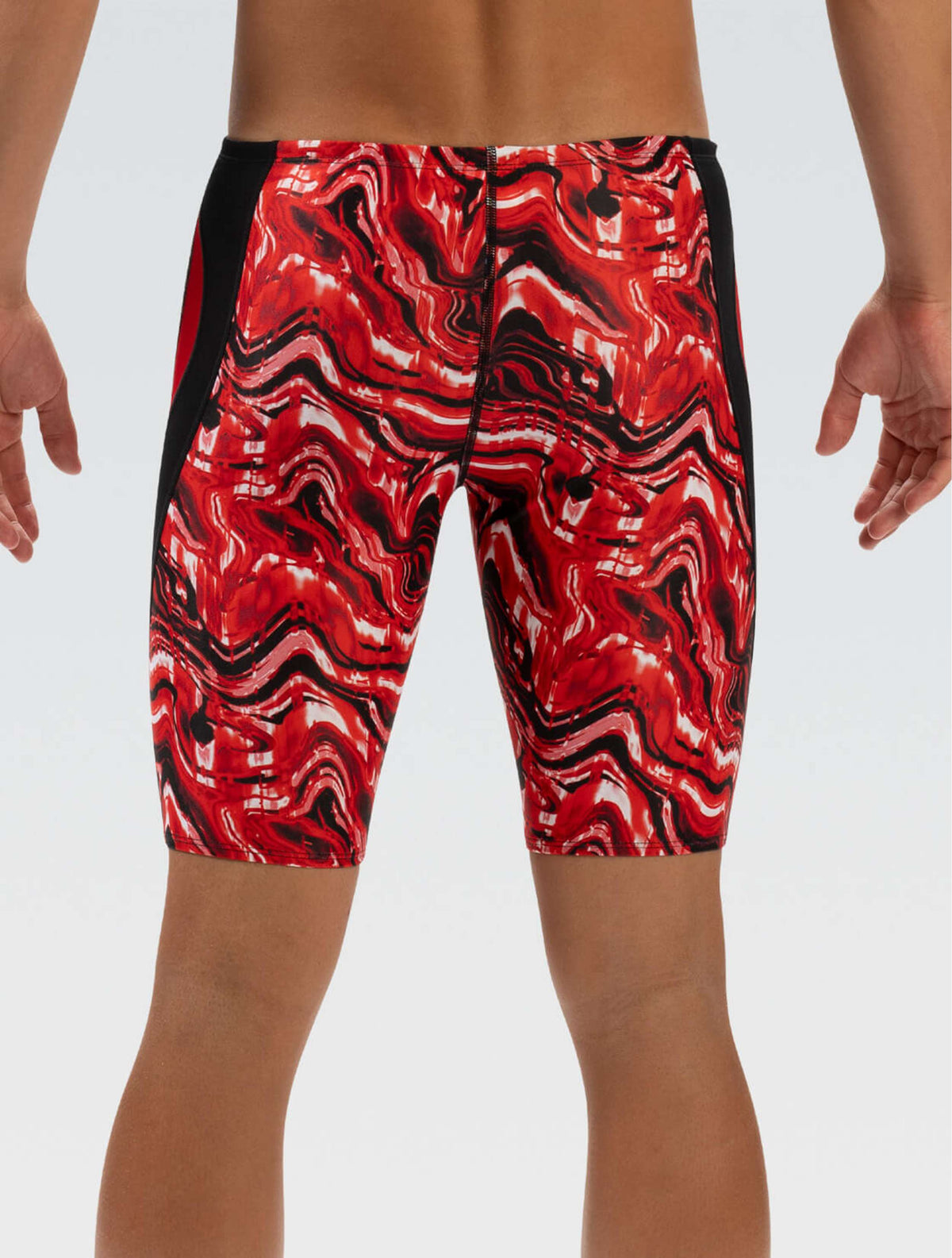 Reliance Men's Blaze Red Color Block Jammer - Blaze Red back