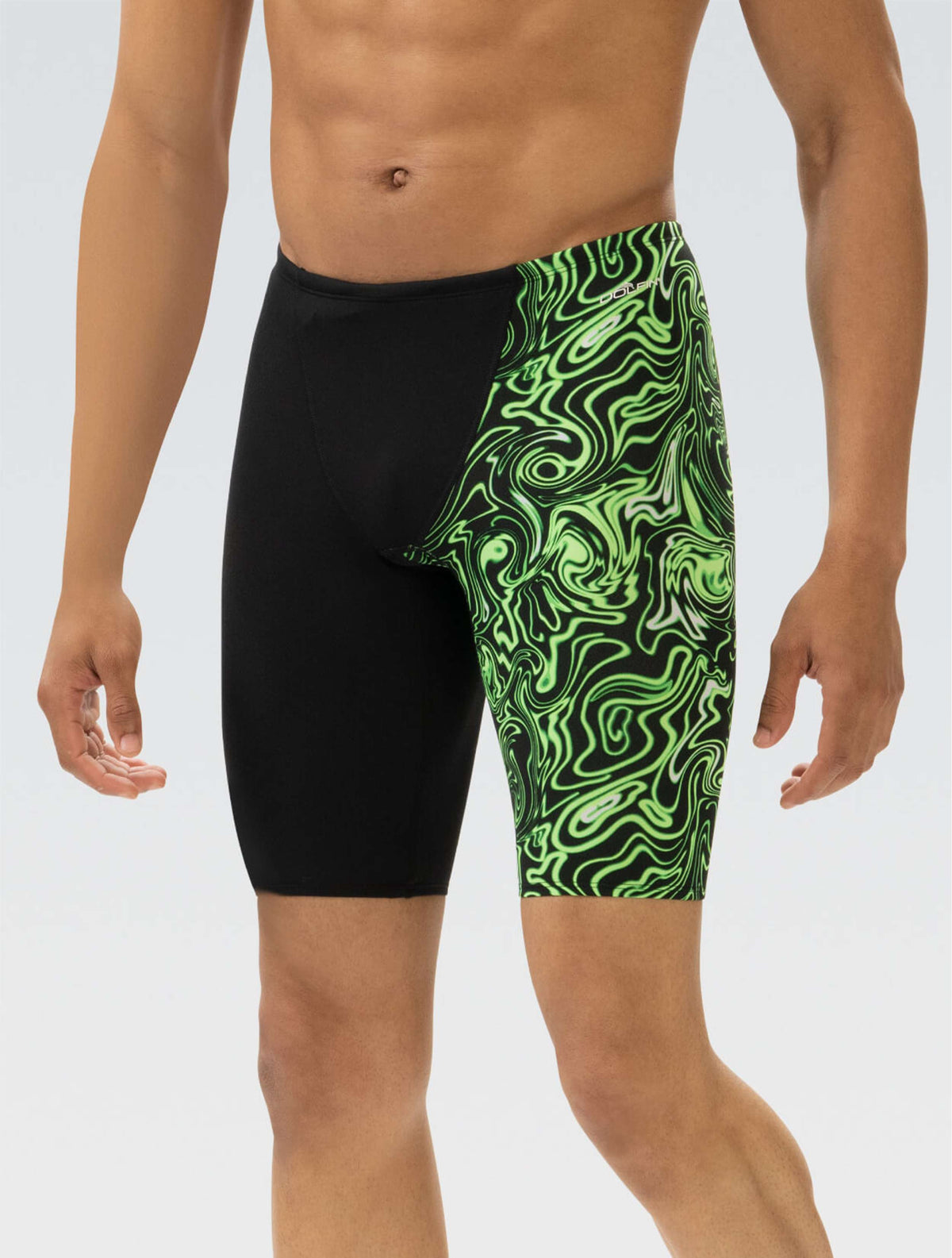 Reliance Men's Forcefield Green Asymmetrical Jammer - Forcefield Green front