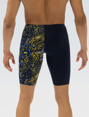 Reliance Men's Forcefield Navy and Gold Asymmetrical Jammer - Forcefield Navy and Gold back