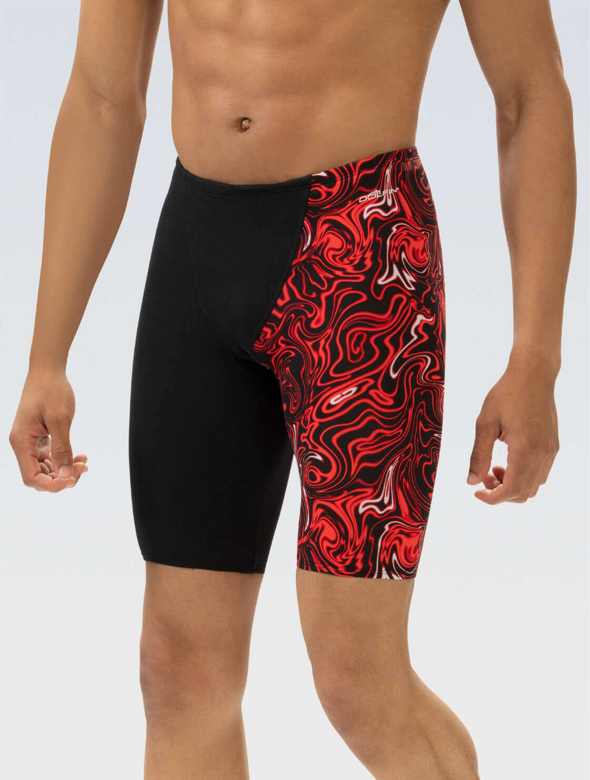 Reliance Men's Forcefield Red Asymmetrical Jammer - Forcefield Red front