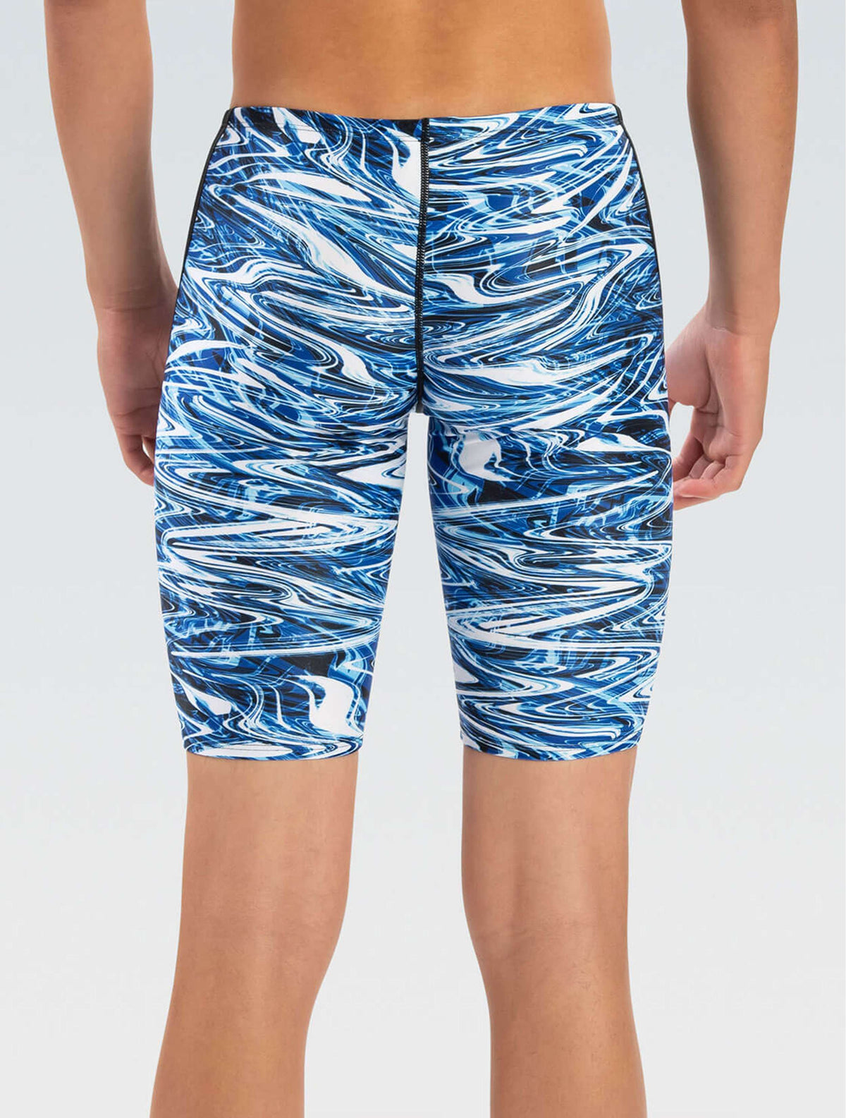 Reliance Men's Jet Stream Blue Spliced Jammer - Jet Stream Blue back