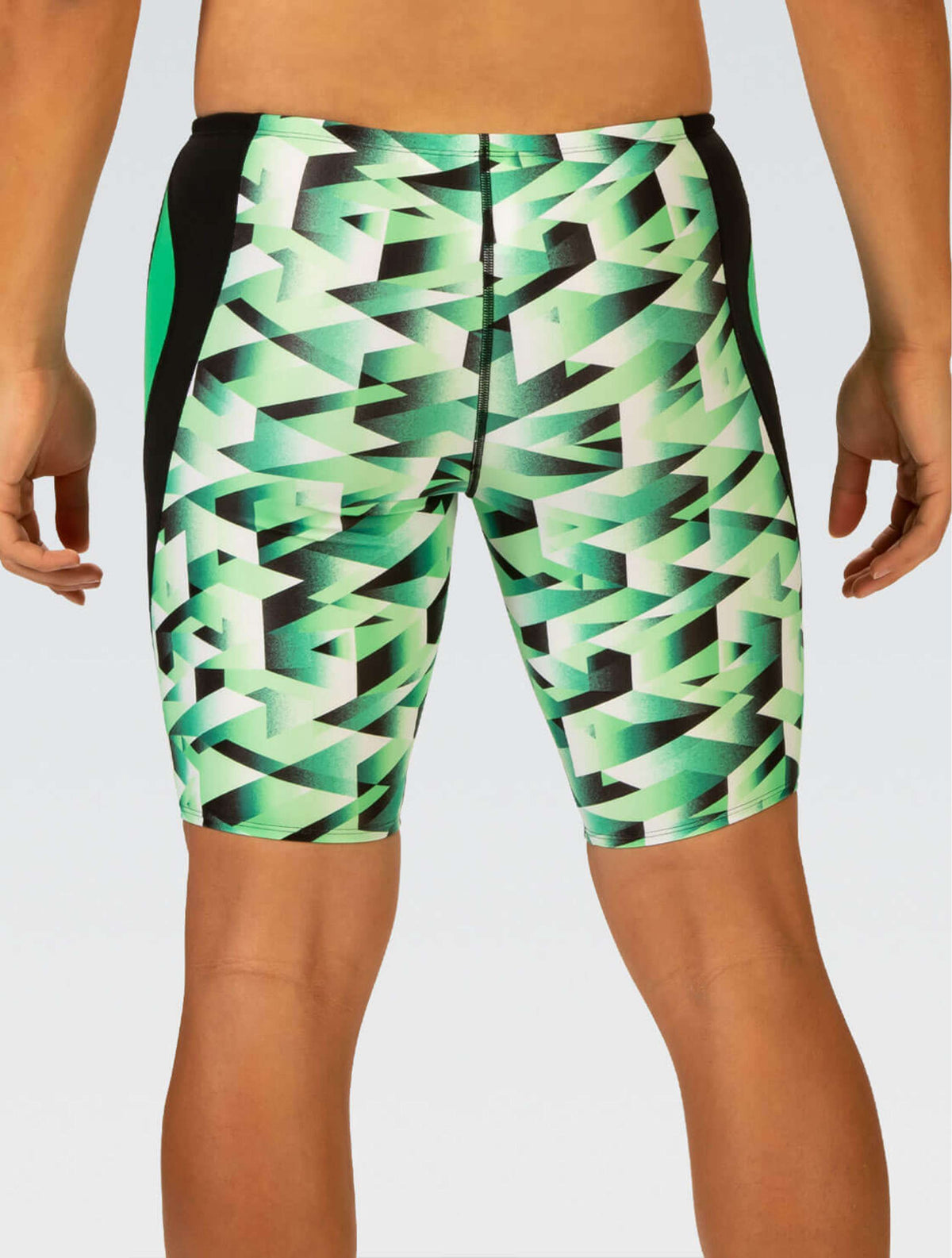 Reliance Men's Molten Green Printed Jammer - Molten Green Printed back