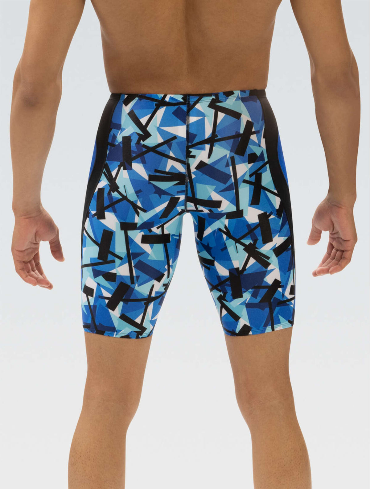 Reliance Men's Razor Blue Color Block Jammer - Razor Blue back