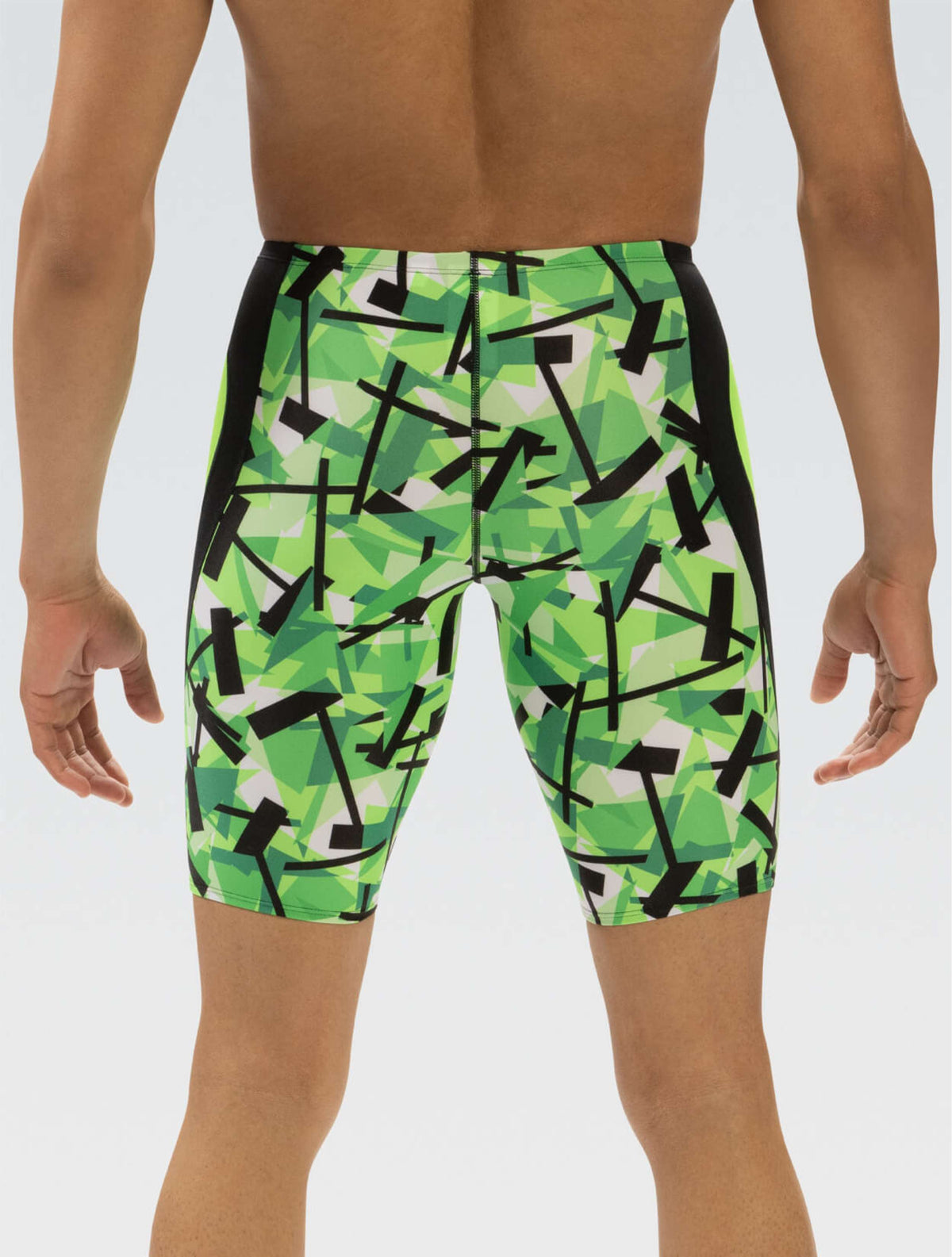 Reliance Men's Razor Green Color Block Jammer - Razor Green back