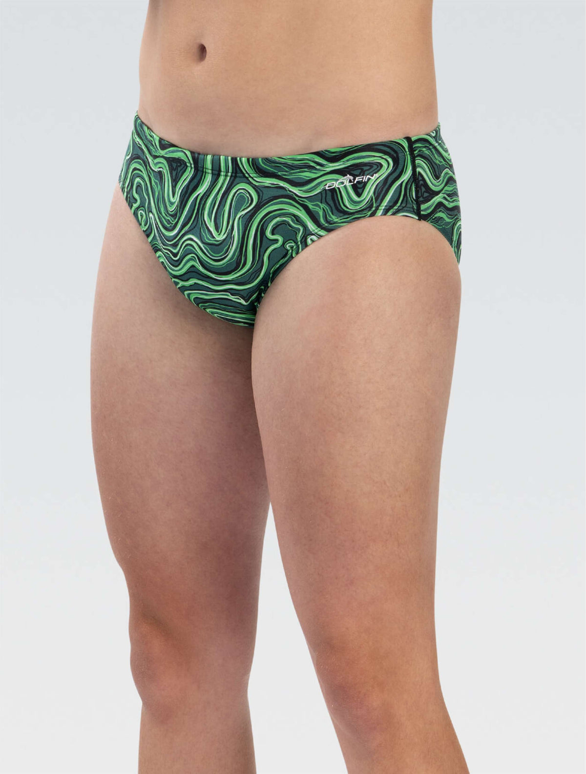 Reliance Men's Tsunami Green Racer - Tsunami Green front-extra