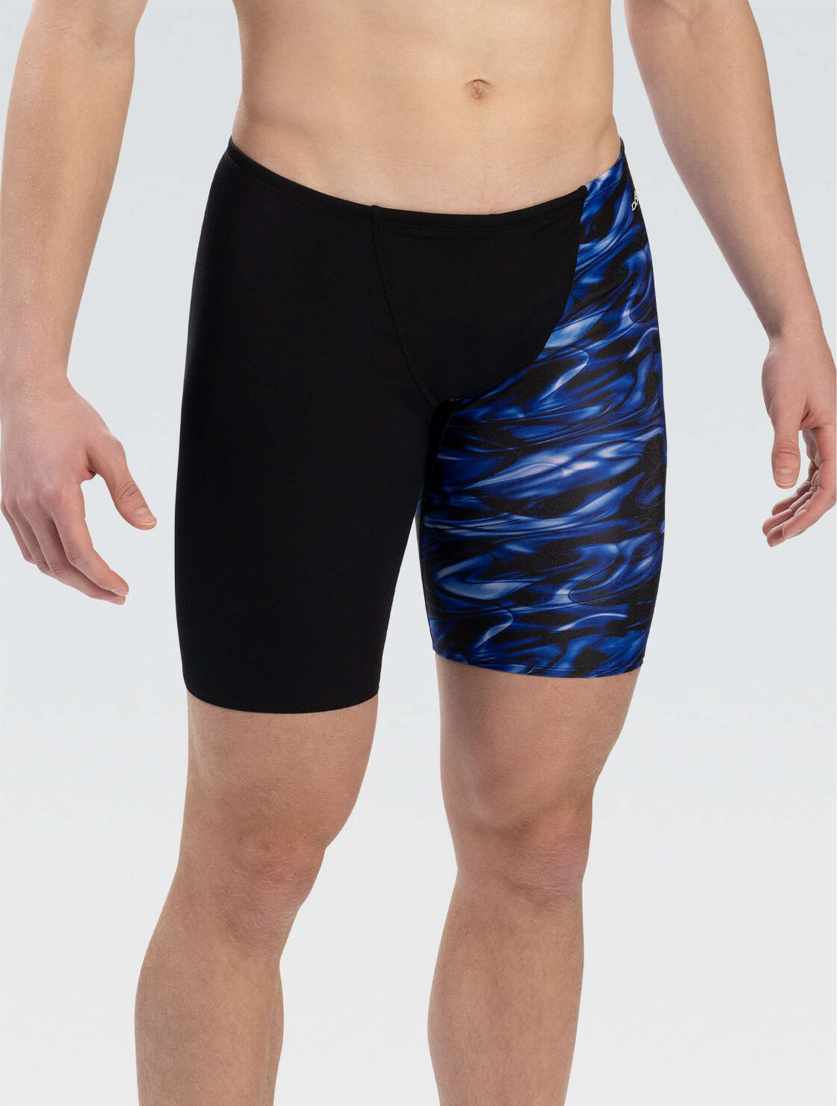 Reliance Men's Zephyr Blue Asymmetrical Jammer - Zephyr Blue front