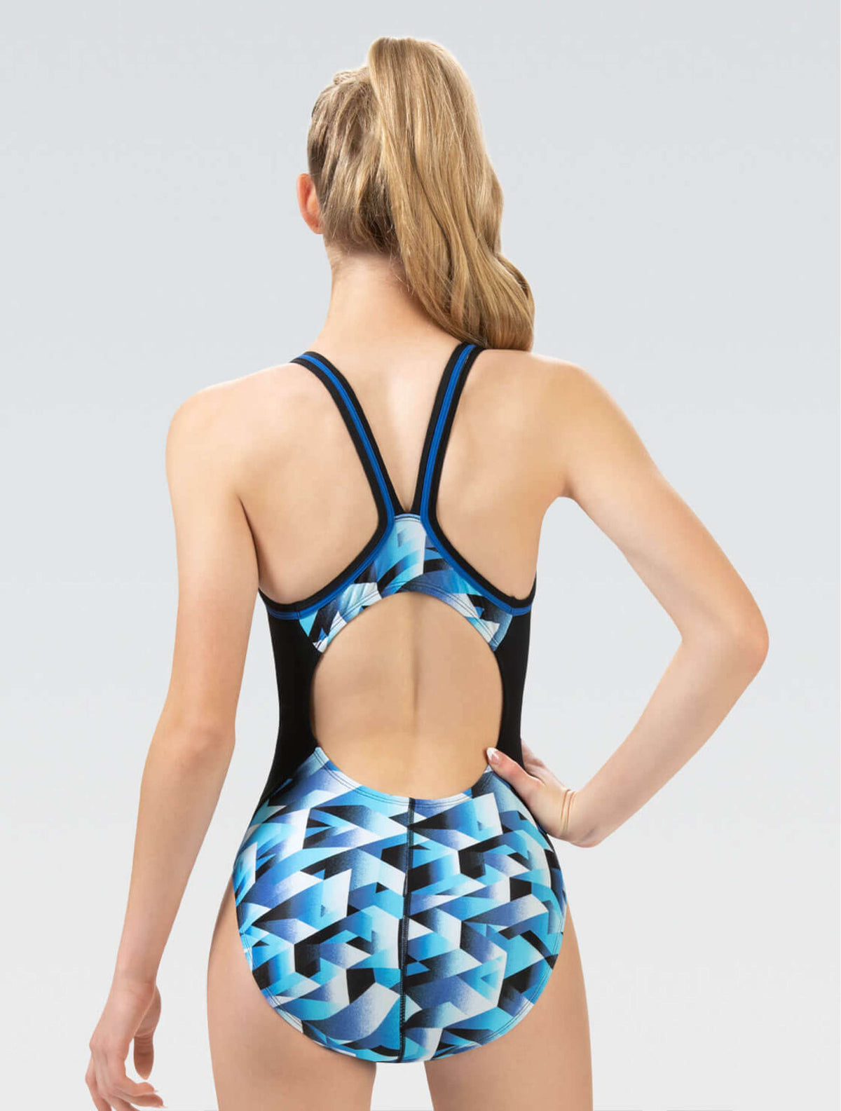 Reliance Women's Molten Blue DBX Back One Piece - Molten Blue back