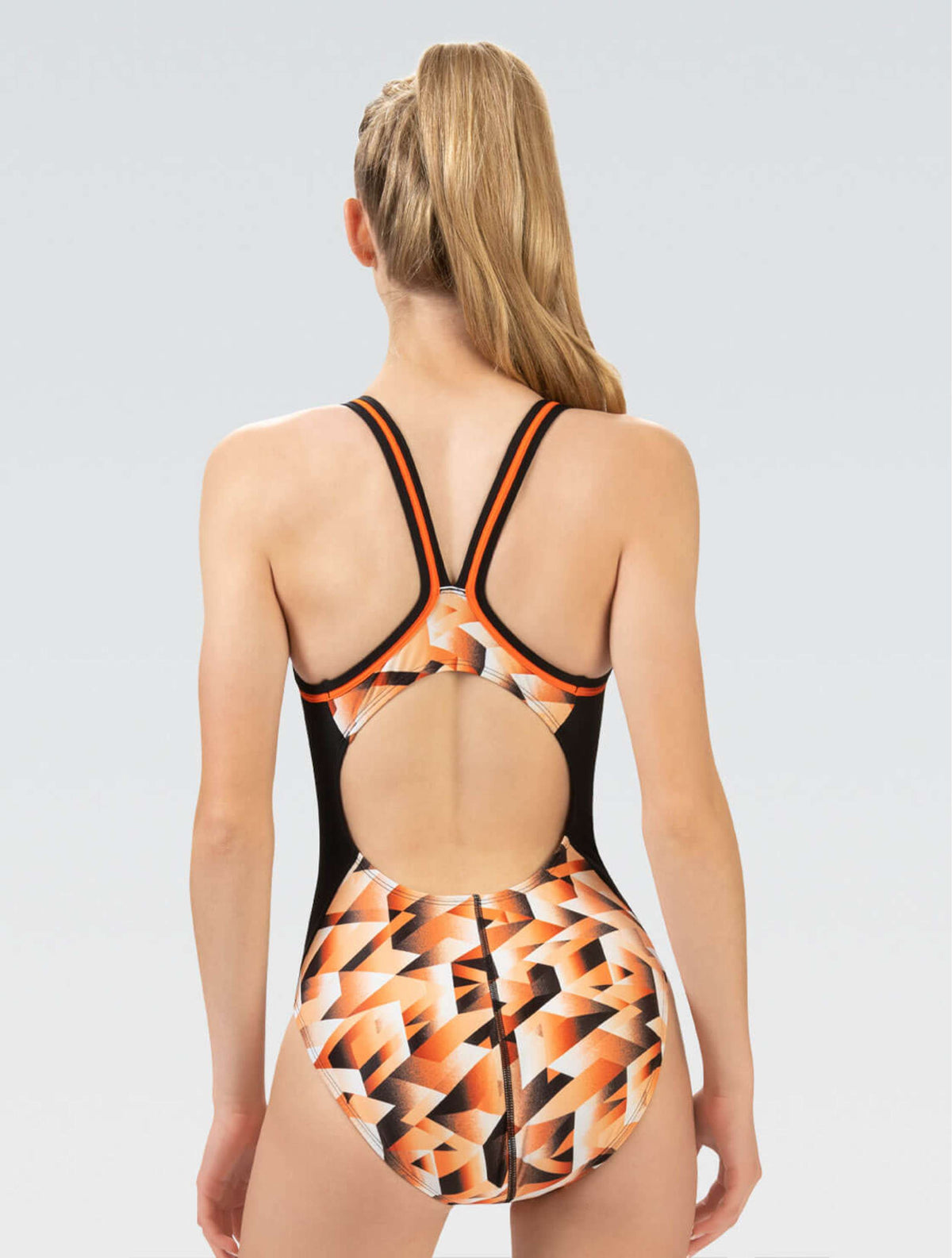 Reliance Women's Molten Orange DBX Back One Piece - Molten Orange back