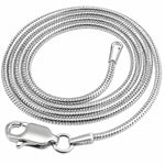 Sterling Silver Snake Chain Necklace 16 inches - 27