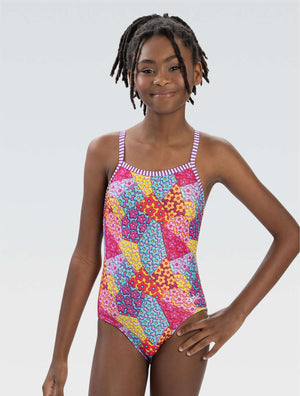 Uglies Girls' Jellin Criss-Cross Back One Piece - Jellin front