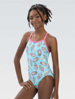 Uglies Girls' Splish Splash Criss-Cross Back One Piece - Splish Splash front-extra