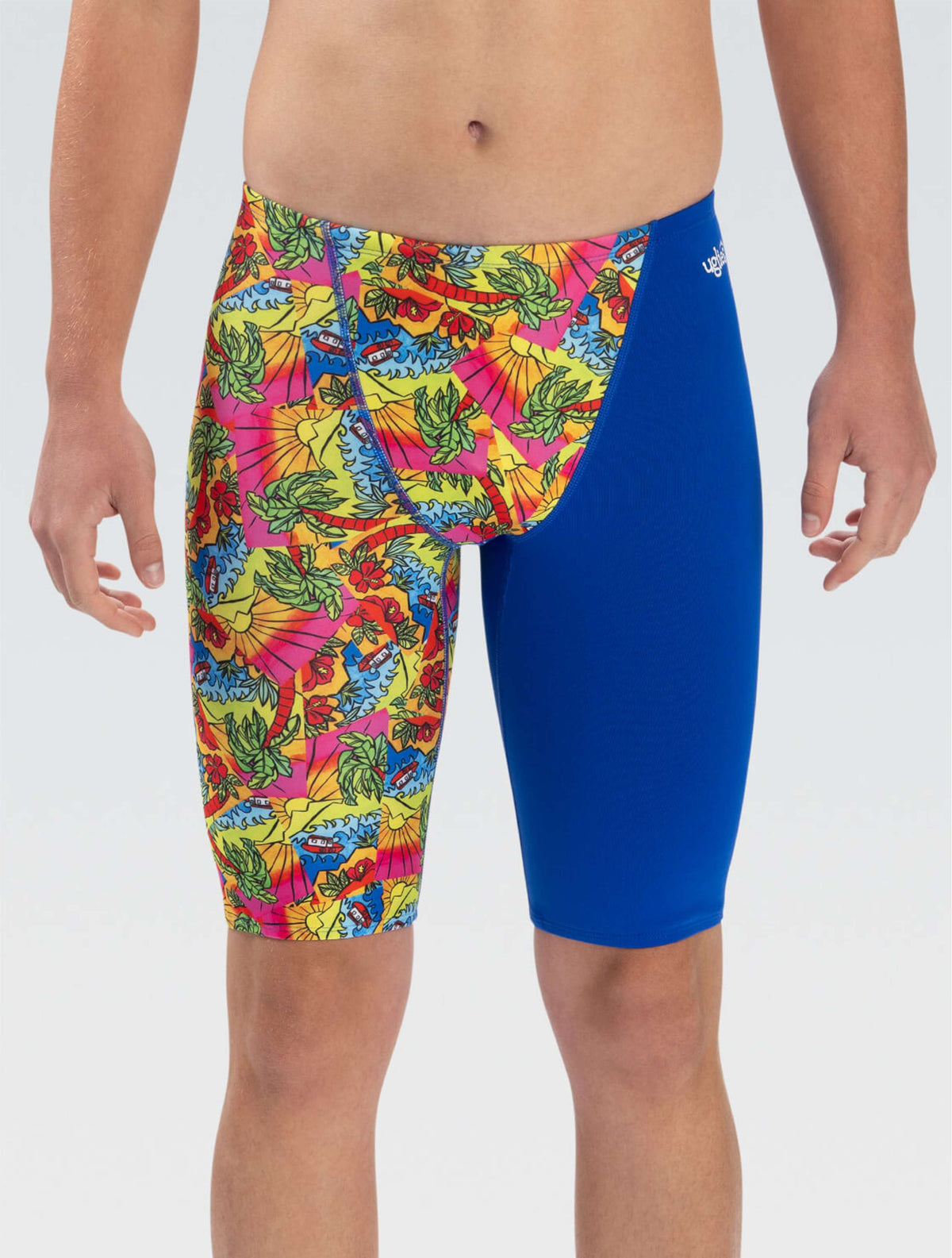 Uglies Men's Seaside Jammer Swimsuit - Seaside front