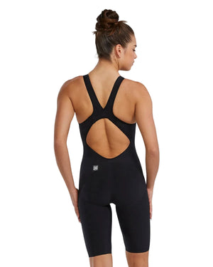 TYR Venzo Phantom Women's Solid OPEN Back Kneeskin Tech Suit - 26