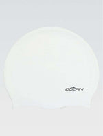 White Silicone Cap - White front