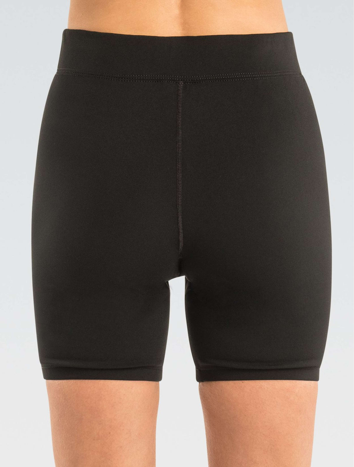 Women's Aquashape Black Mid-Length Shorts - Black back