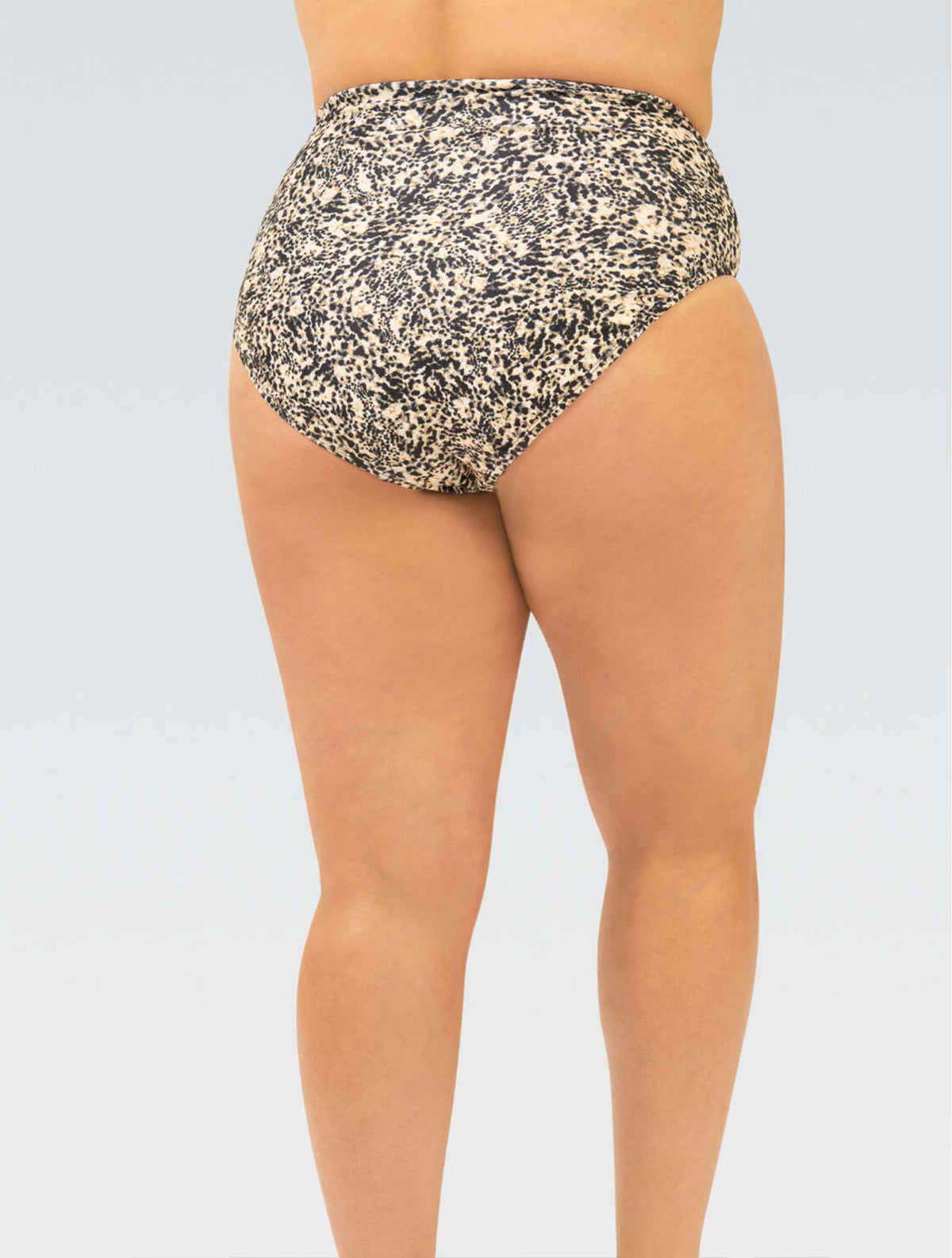 Women's Aquashape High-Waisted Contemporary Brief: Animal - High-Waisted back