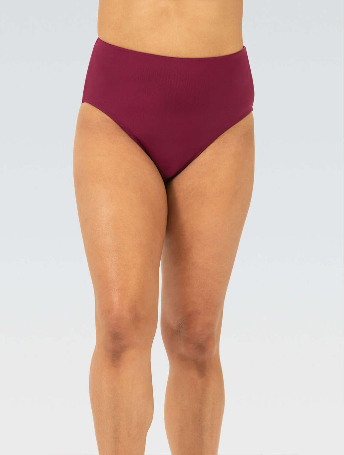 Women's Aquashape High-Waisted Contemporary Brief: Cabernet - High-Waisted front