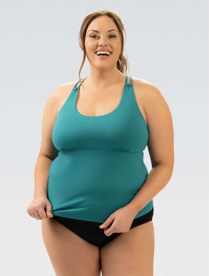 Women's Aquashape High-Waisted Contemporary Brief: Jade - High-Waisted front