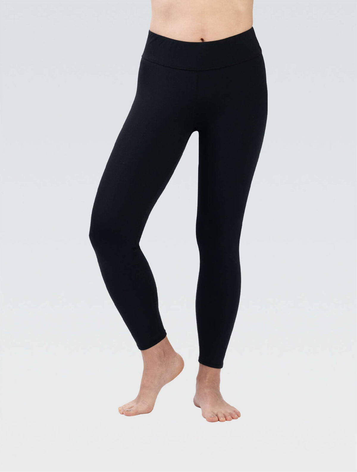 Women's Aquashape High Waisted 7/8 Black Aqua Tight - High Waisted 7/8 Black Aqua Tight front