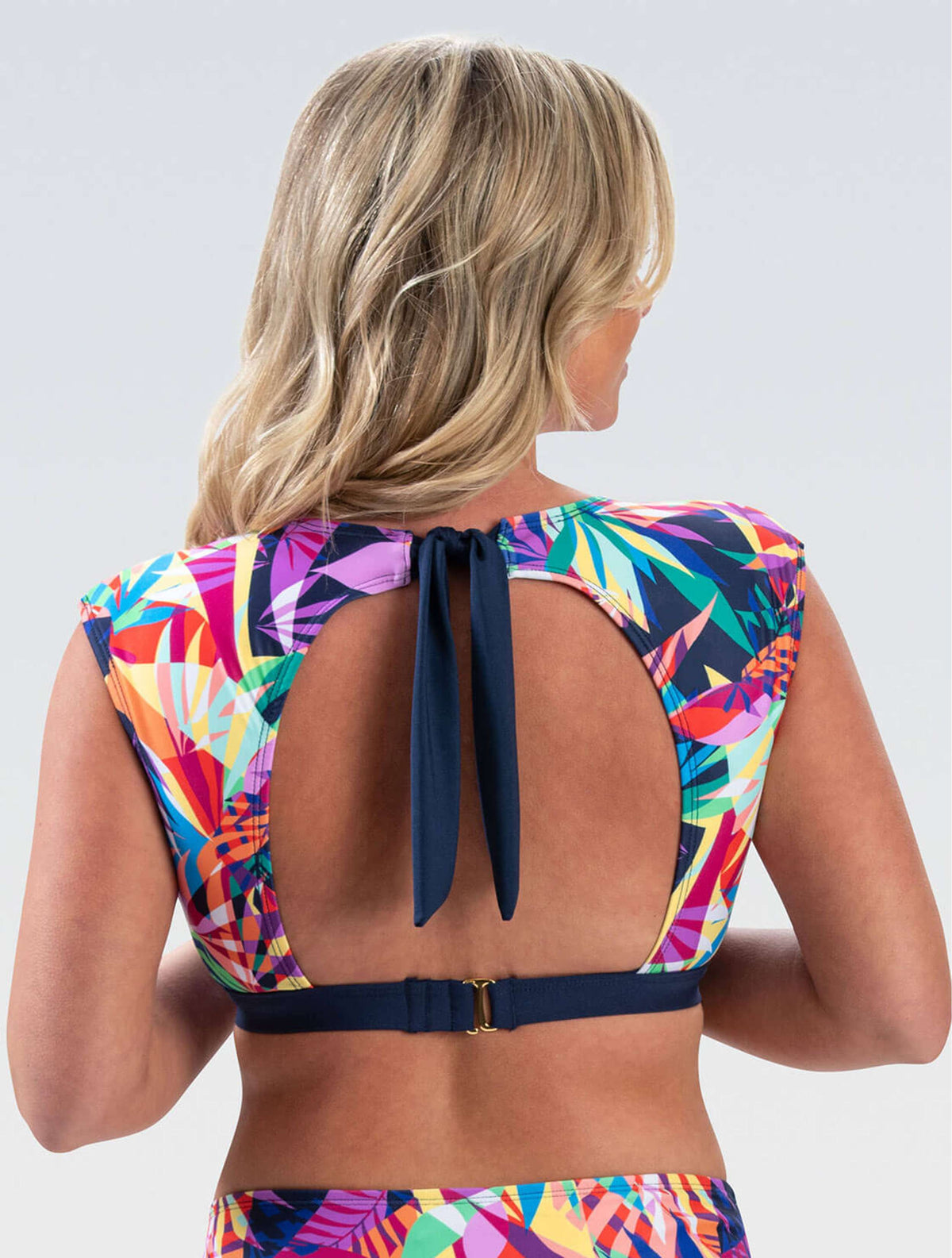 Women's Aquashape Las Palmas Surplice Front Two Piece Top - Las Palmas back