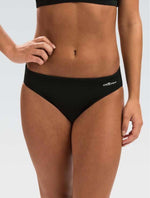 Women's Black Bikini Bottom - Black Bikini Bottom front