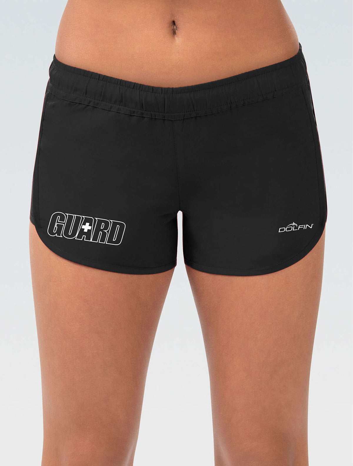 Women's Guard Black Warm-Up Shorts - Guard Black Warm-Up front