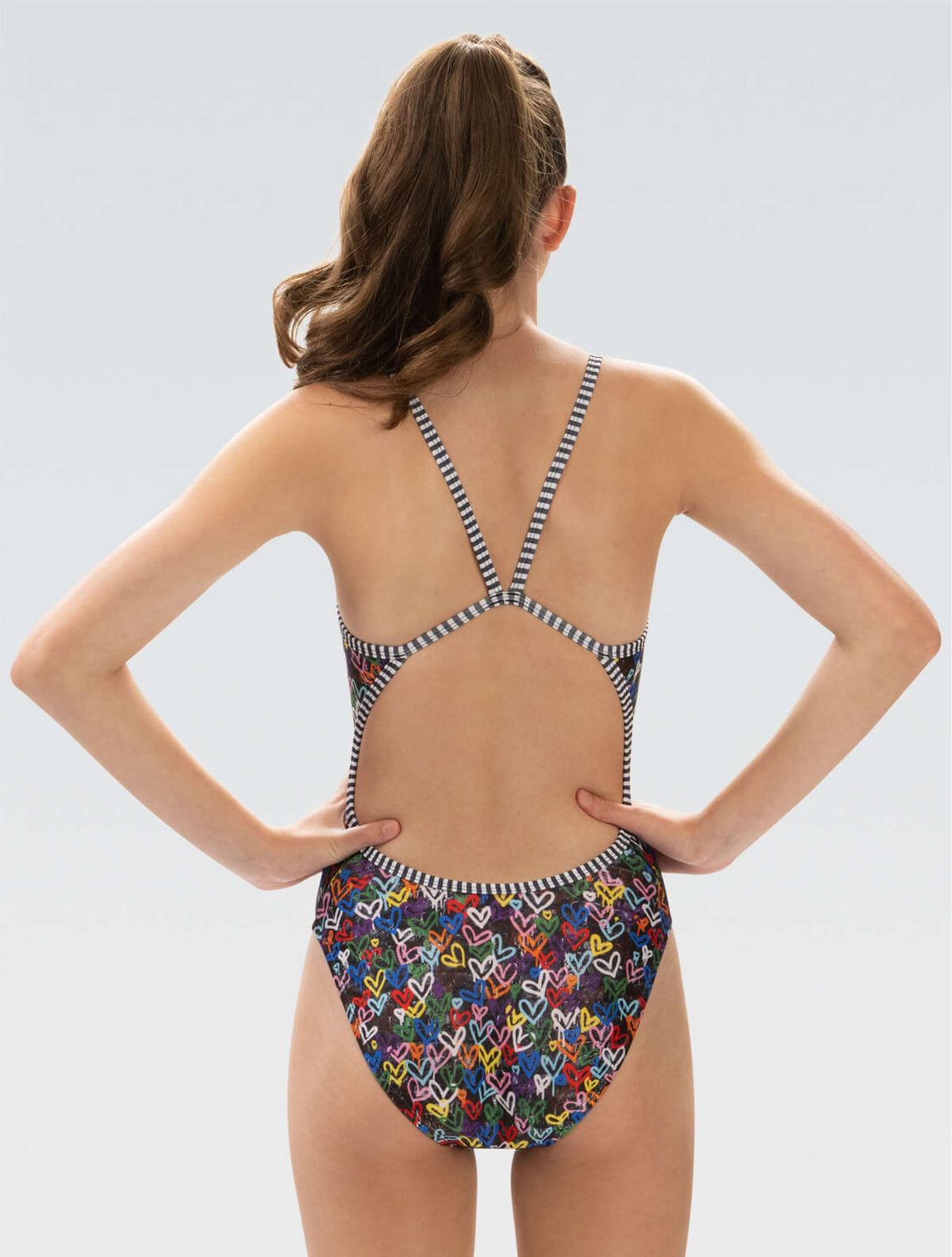 Women's Uglies Love Wins String Back One Piece - Love Wins String Back back