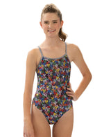 Women's Uglies Love Wins String Back One Piece - Love Wins String Back front