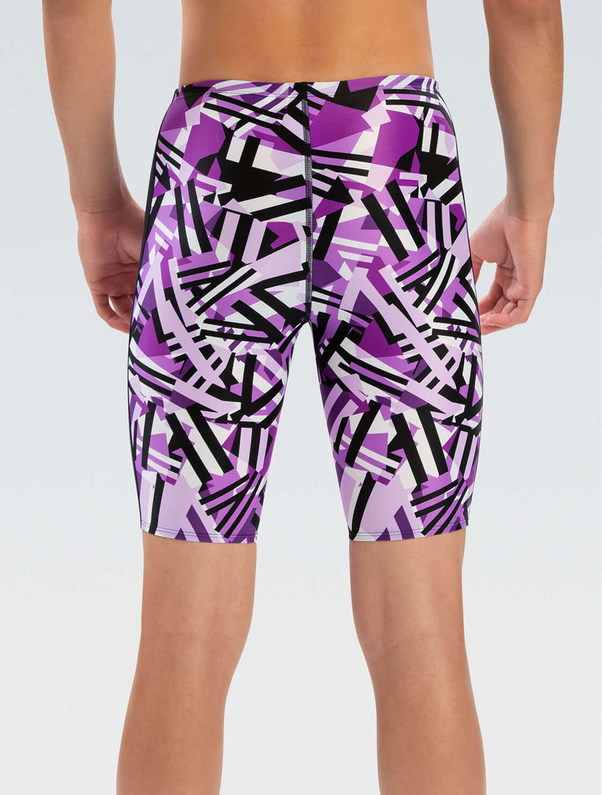 XtraSleek Men's Tectonic Purple Spliced Jammer - Tectonic Purple back