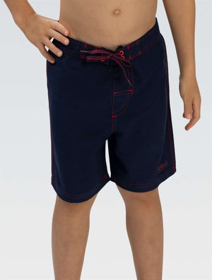 Youth Little Dolfin Navy Swim Trunks - Navy front